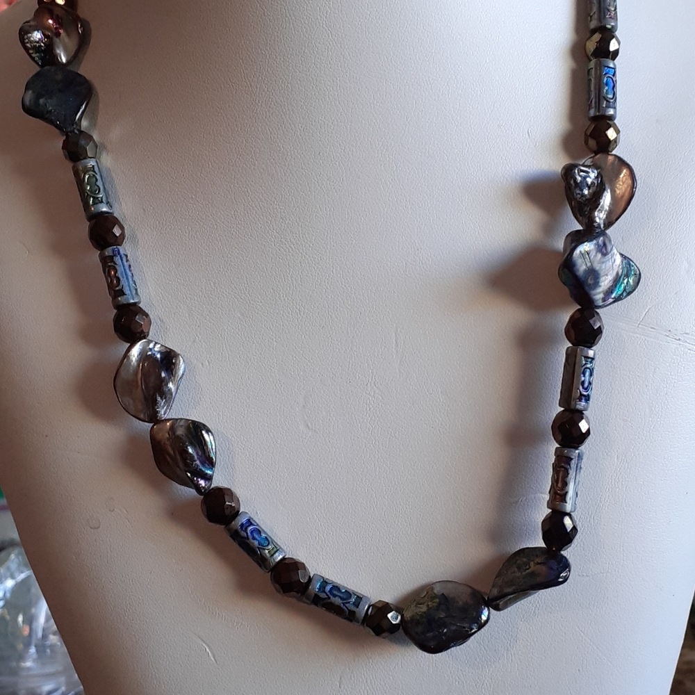 Abalone beautiful necklace rare